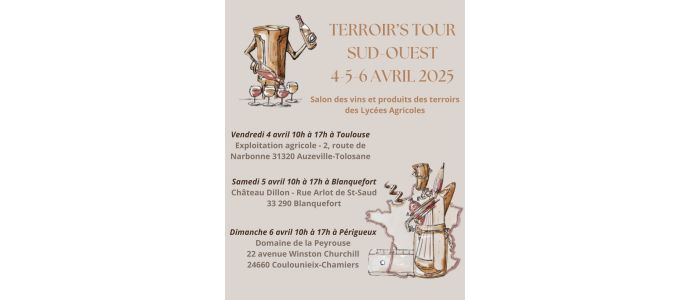 TERROIR'S TOUR SUD OUEST AVRIL 2025